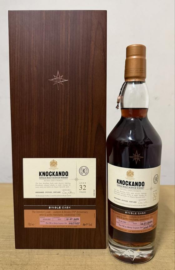 Knockando 1992 32 Year Old Cask #1023 J&B 275th Anniversary