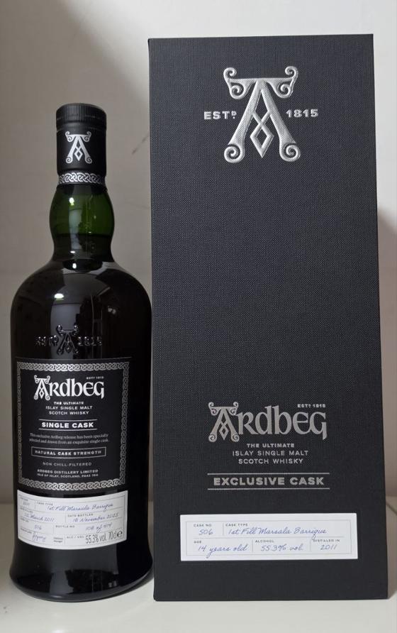 Ardbeg 2011 14 Year Old Single Cask #506